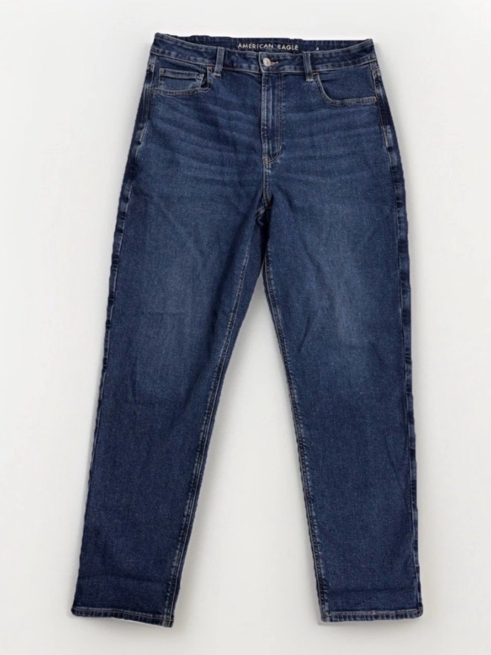 American Eagle Mom Jean Women’s Sz 12 Regular Blue Stretch Woman’s  Denim